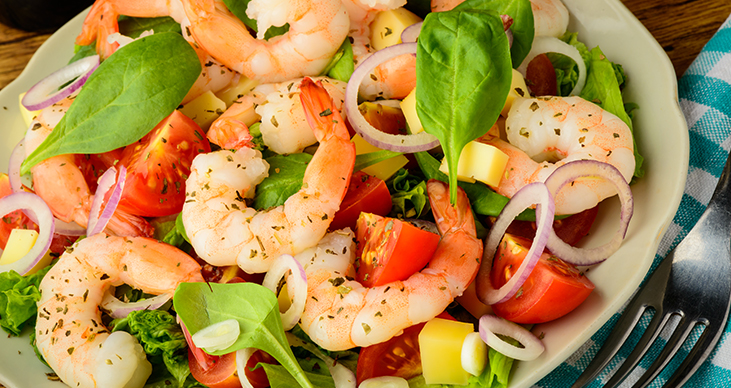 Hızlı ve lezzetli: Karides Salatası