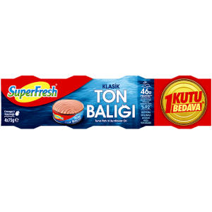 SUPERFRESH AYÇİÇEKYAĞLI TON BALIĞI