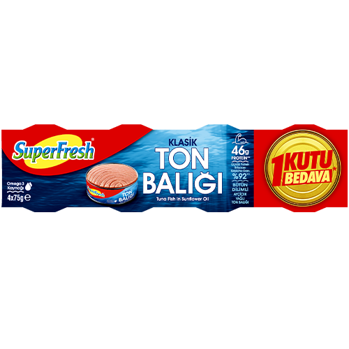SUPERFRESH AYÇİÇEKYAĞLI TON BALIĞI