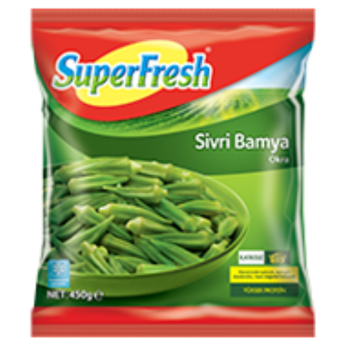 Dondurulmuş SuperFresh Bamya