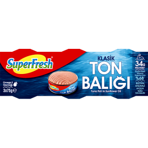 SUPERFRESH AYÇİÇEKYAĞLI TON BALIĞI