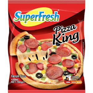 SuperFresh Pizza King 4'lü