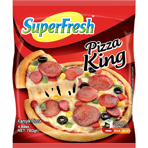 SuperFresh Pizza King 4'lü