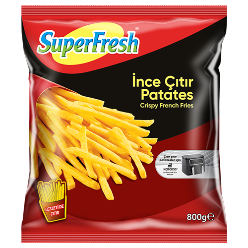 SUPERFRESH İNCE ÇITIR PATATES  7X7 