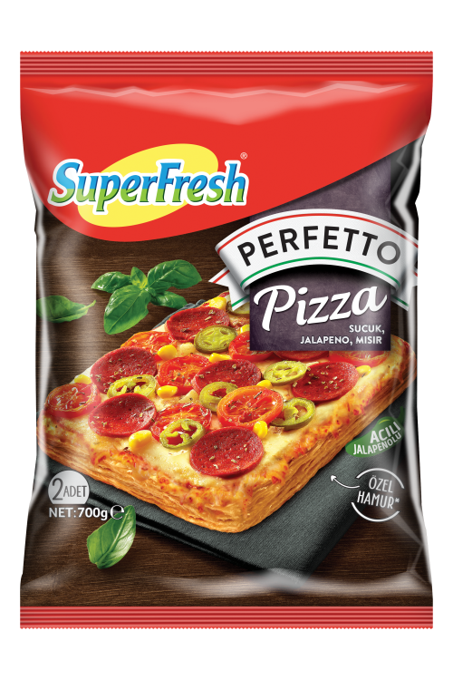 SuperFresh Perfetto Pizza Jalapenolu 2'Li