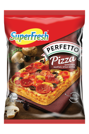 SuperFresh Perfetto Pizza Sucuklu&Sosisli 2'Li
