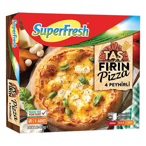 SuperFresh Taşfırın Pizza 4 Peynirli