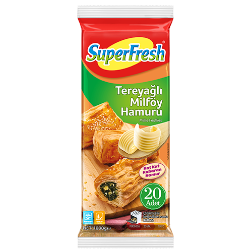 SuperFresh Tereyağlı Milföy Hamuru