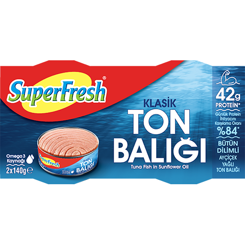 SUPERFRESH AYÇİÇEKYAĞLI TON BALIĞI