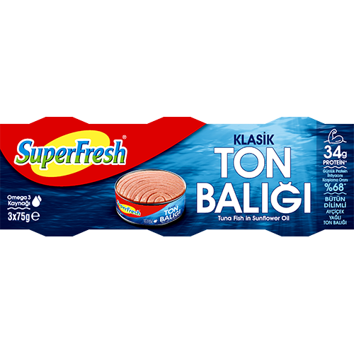 SUPERFRESH AYÇİÇEKYAĞLI TON BALIĞI