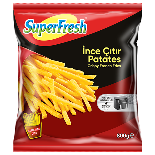 SUPERFRESH İNCE ÇITIR PATATES  7X7 