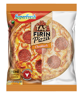 SuperFresh Taşfırın Pizza Cheddarlı 