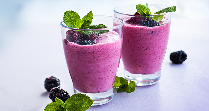 Dondurma ile de yakışır; Böğürtlenli Smoothie