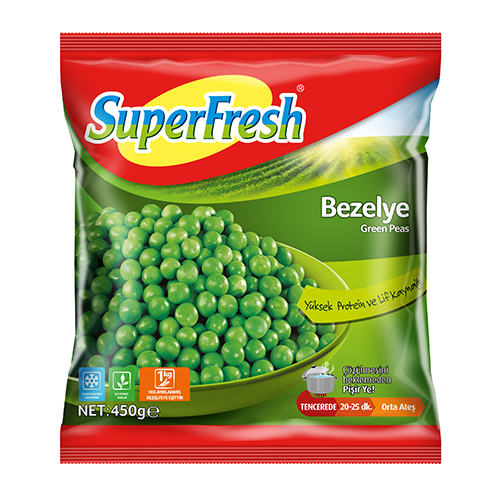 Dondurulmuş SuperFresh Bezelye