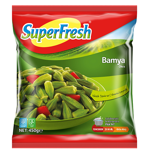 Dondurulmuş SuperFresh Bamya