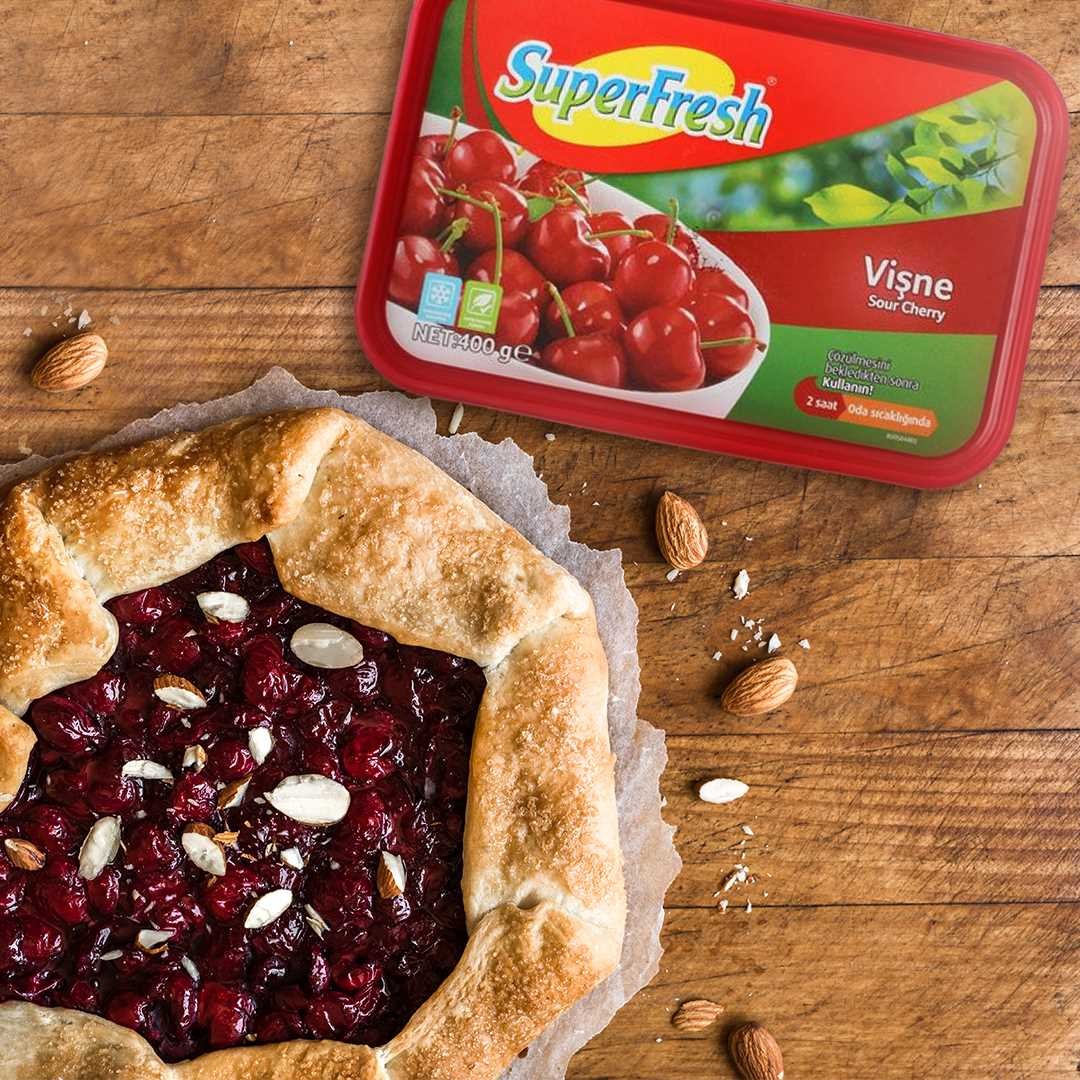 Vişneli Bademli Galette